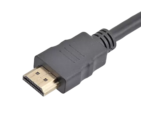 HDMI Str.Male auf Str.Male Kabelstecker (mit Gewinde)